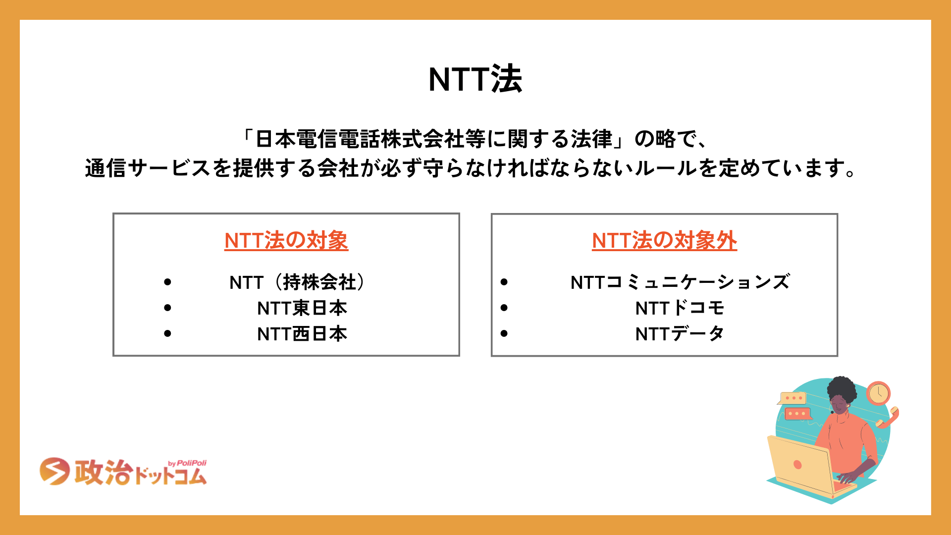 NTT法の特徴